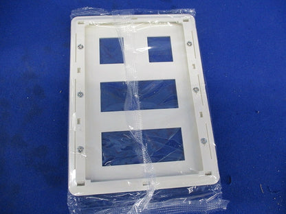 ワイドスリムスクエアプレート3連用(7枚入)(ピュアホワイト) QWD-233