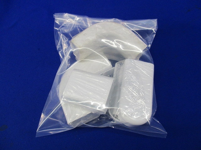 B型メタルモール付属品セット(混在8個入)(ホワイト)(傷・汚れ有) B2031他