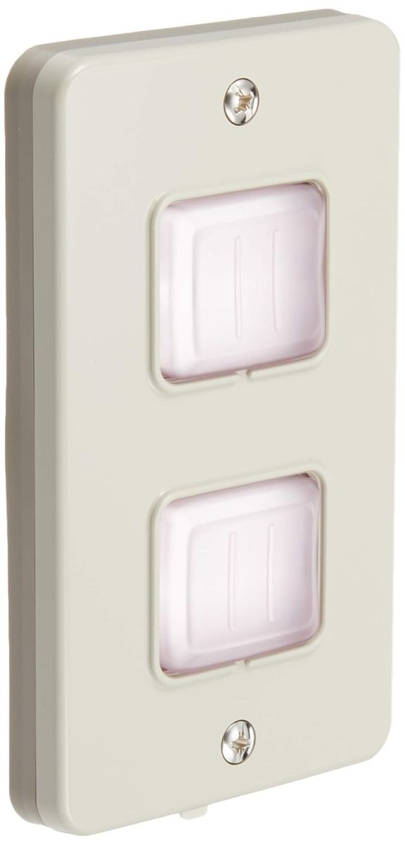 防雨埋込スイッチプレート 2コ用 取付枠付 5個入 WN7942-05