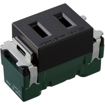 埋込コンセント マットブラック WN1001MB