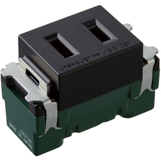 埋込コンセント マットブラック WN1001MB