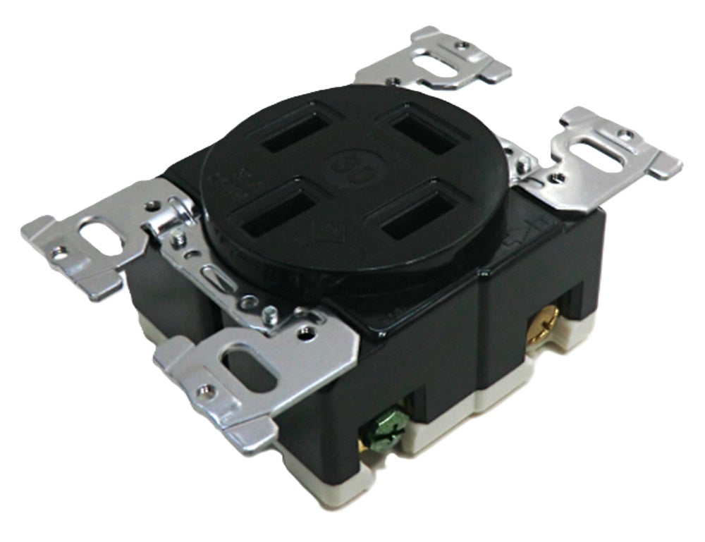 接地3P30A 埋込コンセント ブラック WF1430BK