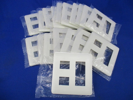 2ピースコンセントプレート2連用 WJD-23