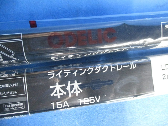 ライティングダクトレール(切断品1m×2個入)(ブラック) LD0212BT