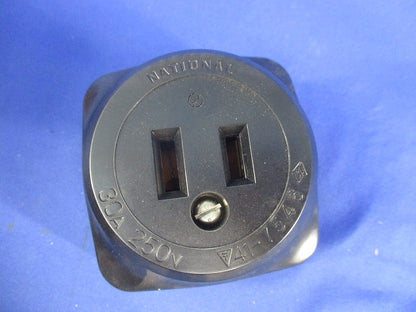 露出コンセント30A250V(キズ・汚れ有) National 30A250V