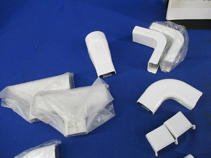 メタルモール付属品混在セット(混在28個入り)(ホワイト) DZA111W他