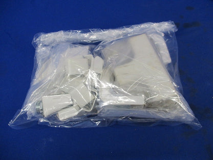 メタルモール付属品混在セット(混在28個入り)(ホワイト) DZA111W他