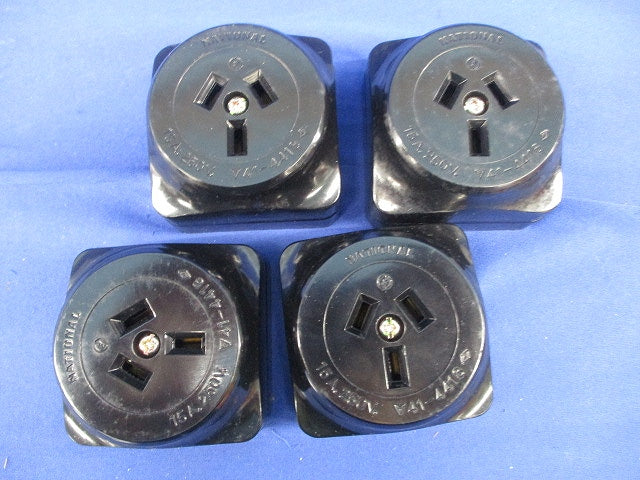 3P15A角型コンセント(4個入)National WK1315