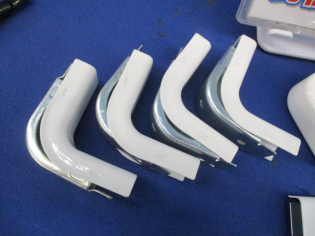 メタルモール付属品セット(混在10個入)(ホワイト) M121他