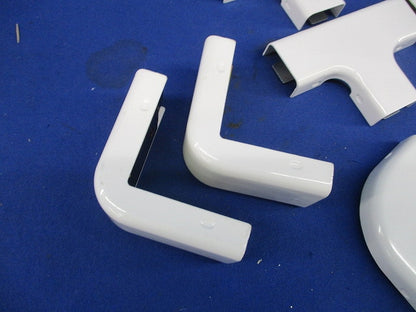 メタルモール付属品A型セット(混在9個入)(ホワイト)(キズ・汚れ有) A106他