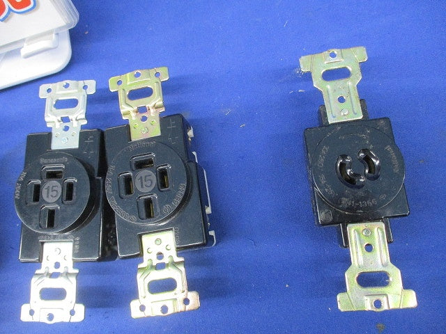 引掛埋込コンセントセット(混在6個入)(傷・汚れ有)National WF2315K他