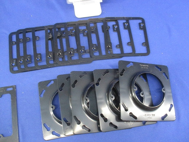 塗装中型四角スイッチカバー2コ用(混在20個入)(キズ・汚れ有) DS47112B他