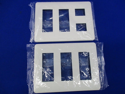 コンセントプレートセット(混在7枚入)(ピュアホワイト) WJD-333他