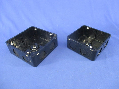 四角アウトレットボックス混在セット(2個入)傷・汚れ有 DM4744K
