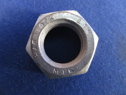 ハードロックナット・リム付Ｍ16(10個入)亜鉛メッキ M16