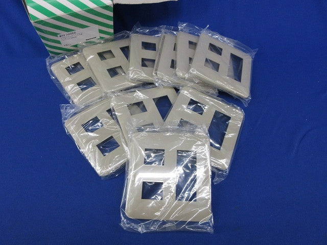 コンセントプレート5コ用(10枚入)(利休色)National WTF7005