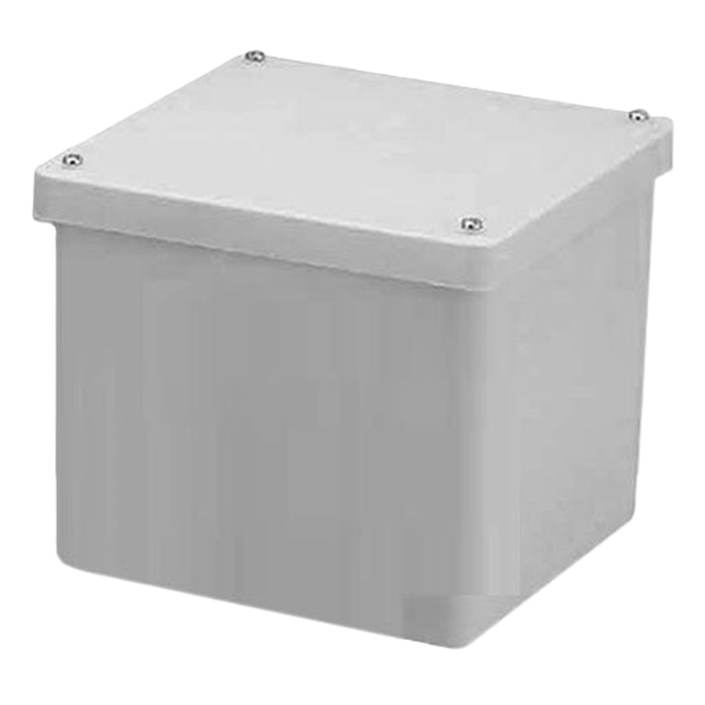 防水プルボックス 100×100×100 被せ蓋 グレー PB101010KGHW