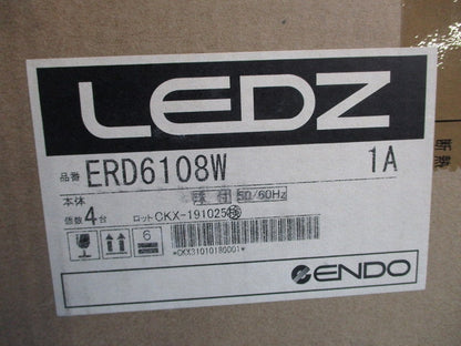 LED浅型ベースダウンライトφ150(電球色)(4台入)(新品未開梱) ERD6108W