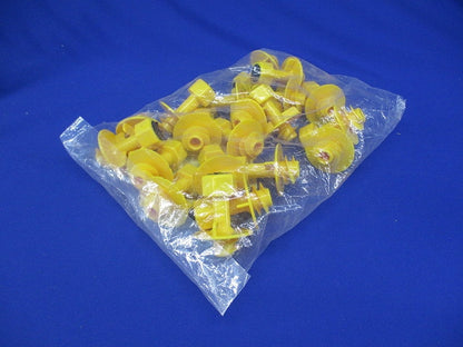 3分ボルト用 防露型(断熱材厚20・25mm以上用)ニューカラーインサート 黄 20個入 MSH-3YS-20