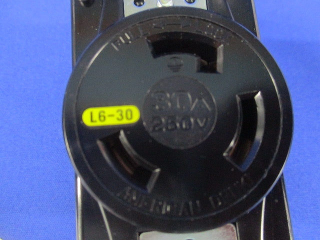 引掛形 埋込コンセント 接地2P30A250V 黒 3320-L6