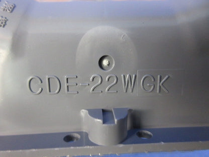 CD管送りエンド(スクリュー釘付)(10個入)(グレー) CDE-22WGK