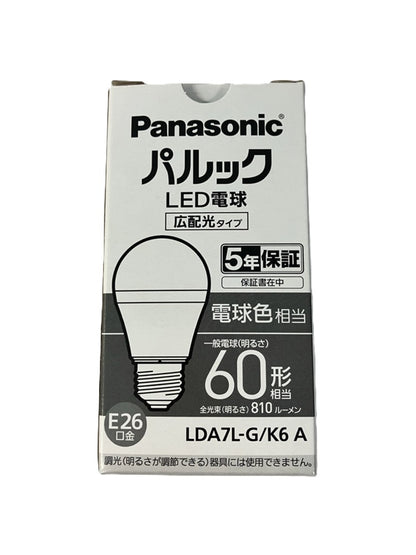 LED電球 60形 電球色相当 2700K Ｅ２６ LDA7L-G-K6A