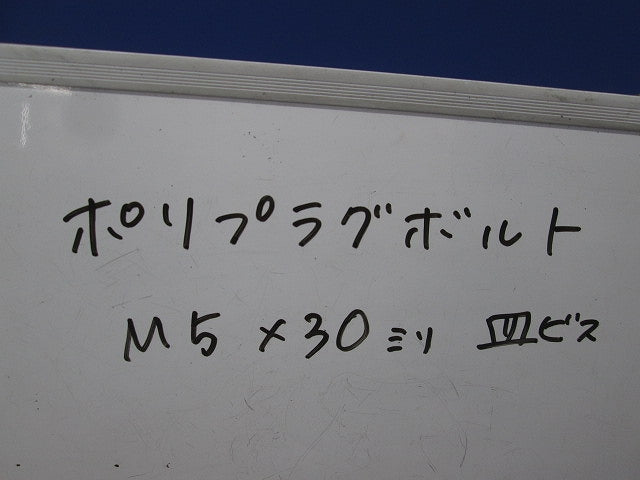 ポリプラグボルト 皿ビス(130個以上入) M5×30