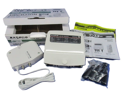 UHF・BS・CSブースター 33dB型 UHF自動利得調整機能付 UBCB33GN