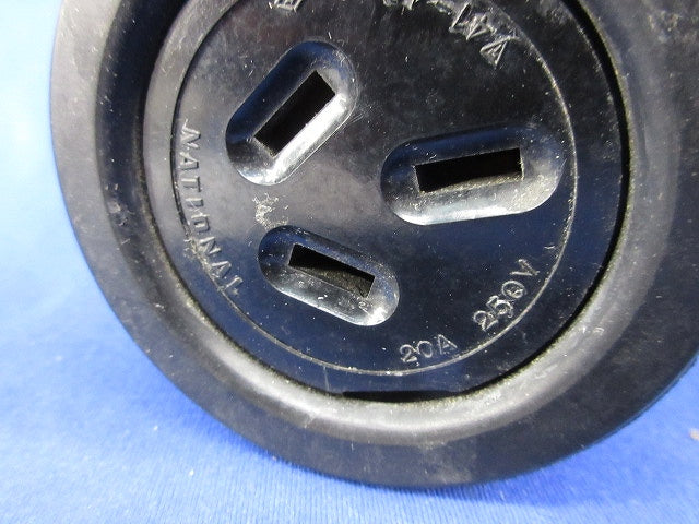 防水ゴムコードコネクタボディ National 3P20A250V