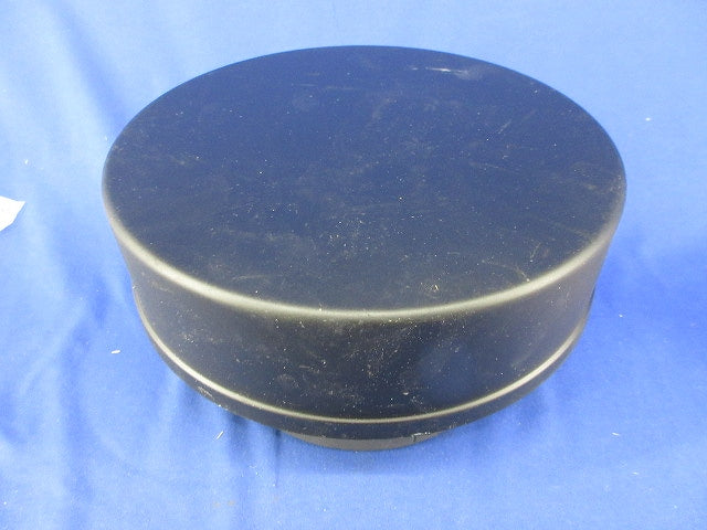 自然 給・排気口用部品 フラット型(黒)(キズ・汚れ有) φ150