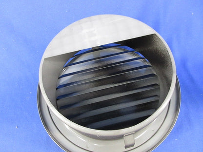 自然 給・排気口用部品 フラット型(黒)(キズ・汚れ有) φ150