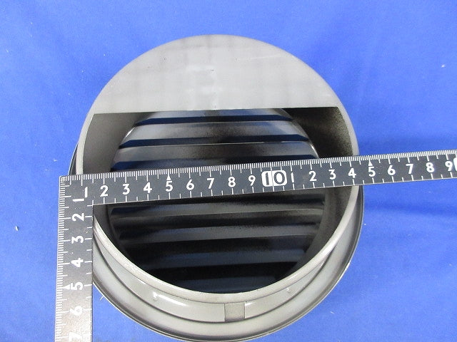 自然 給・排気口用部品 フラット型(黒)(キズ・汚れ有) φ150
