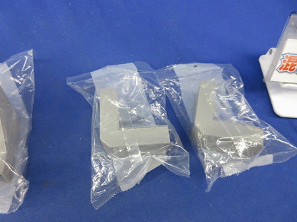 エムケー平面マガリ0号他(4個入) グレー MDK101他