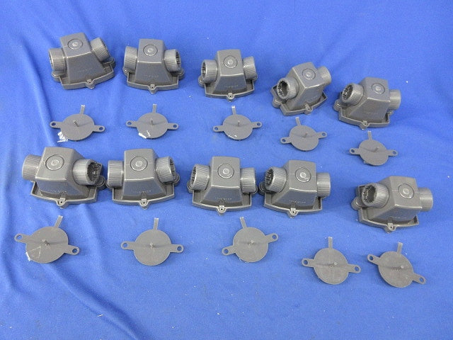 デッキプレート用両口エンド(台座付き)(10個入) PF-S16SEF