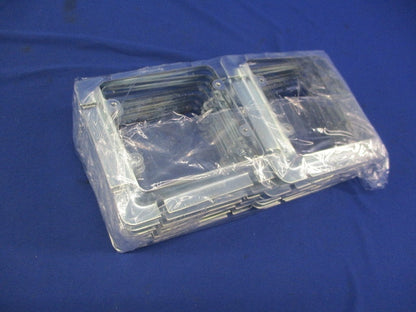 大型四角スイッチカバー2コ用(14個入) DS4712