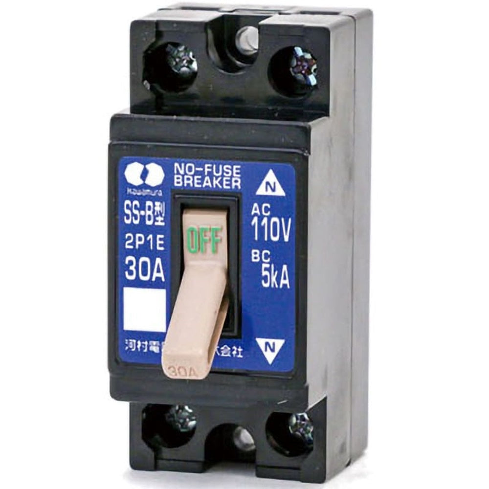 分岐回路用ノーヒューズブレーカー(安全ブレーカー 高遮断容量) SS2P1E30B