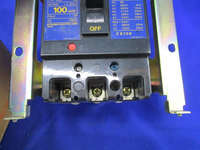ノーヒューズ遮断器 3P100A(キズ・汚れ有) NF100-SS
