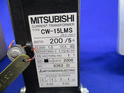 変流器200/5A CW-15LMS