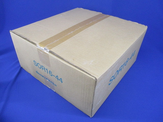 ステンレス屋外用制御盤キャビネット 水切 防塵 防水パッキン付 鉄製基板付 片扉 ライトベージュ塗装 SOR16-44