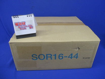 ステンレス屋外用制御盤キャビネット 水切 防塵 防水パッキン付 鉄製基板付 片扉 ライトベージュ塗装 SOR16-44