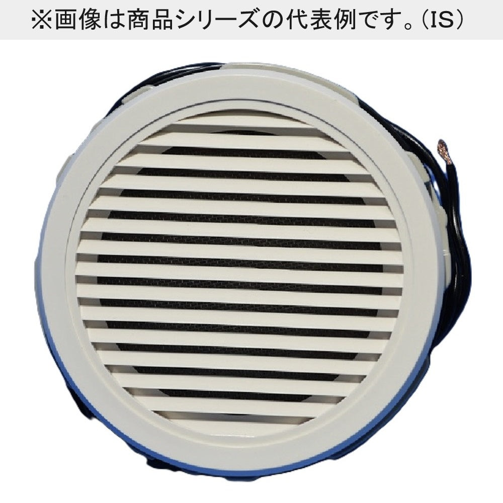 換気扇付丸形ルーバー フィルタ付 (ポリエステル製,除塵率70％) ライトベージュ LP-3K