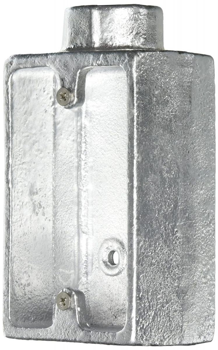 露出スイッチボックス 1コ用1方出 鋳鉄 G28 DFZ3028P