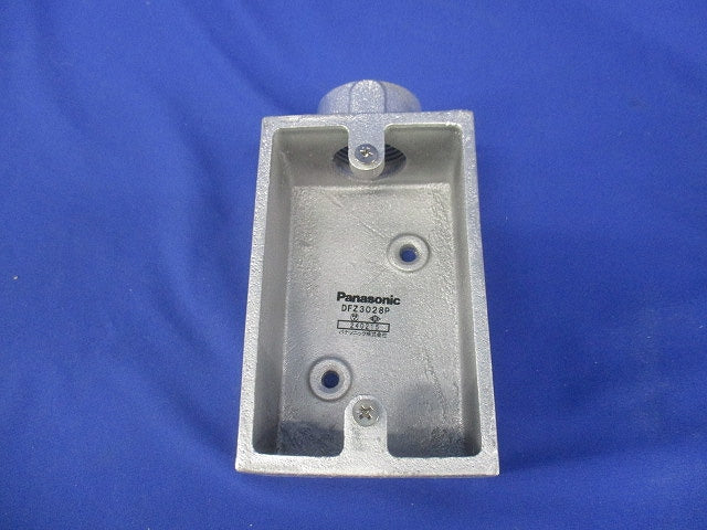 露出スイッチボックス 1コ用1方出 鋳鉄 G28 DFZ3028P