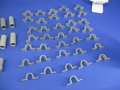 VE管用付属品゛セット(混在43個入)(グレー)(キズ・汚れ有) S-16他