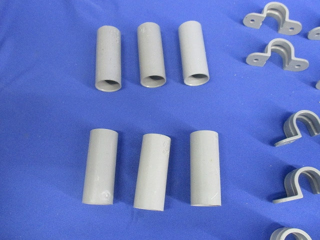 VE管用付属品゛セット(混在43個入)(グレー)(キズ・汚れ有) S-16他