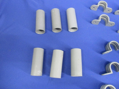 VE管用付属品゛セット(混在43個入)(グレー)(キズ・汚れ有) S-16他
