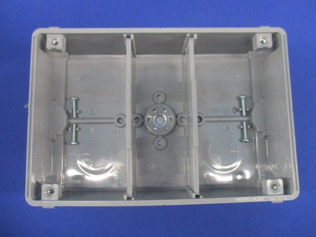 埋込スイッチボックス(4個入)(グレー) CSW-3N