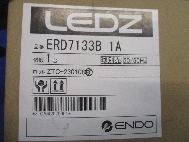 ＬＥＤベースダウンライト バッフルタイプ φ75 黒 ランプ別売 ERD7133B