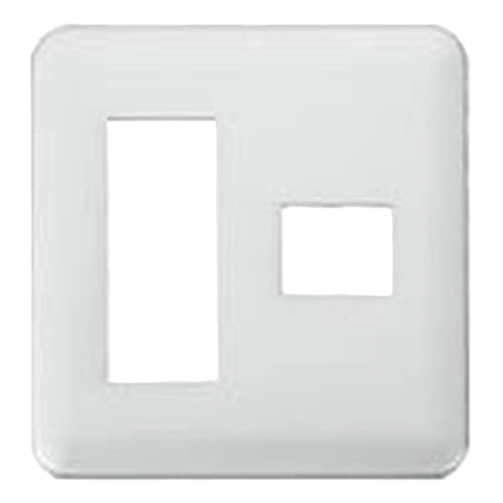 グレーシアシリーズ ラウンド Fプレート 3コ+1コ用 シルバーグレー WTV6274S2