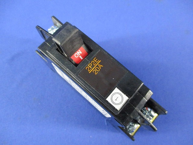 分電盤用コンパクトツイン オートブレーカ2P2E20A(テプラ痕有) F52C